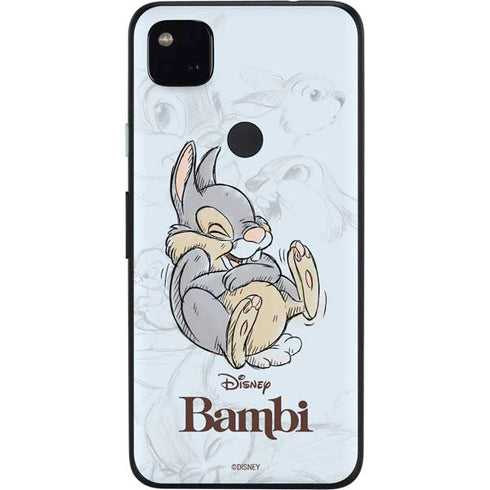Disney Bambi Thumper Sketched portrait Google Pixel 4a Skin